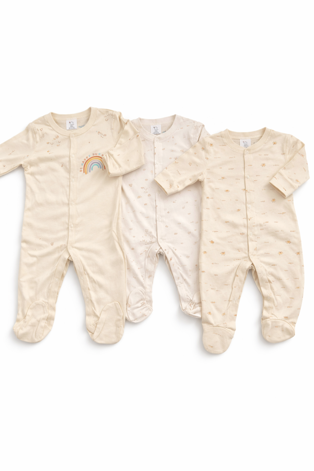 Little Duck 3pcs Footed Sleepsuit