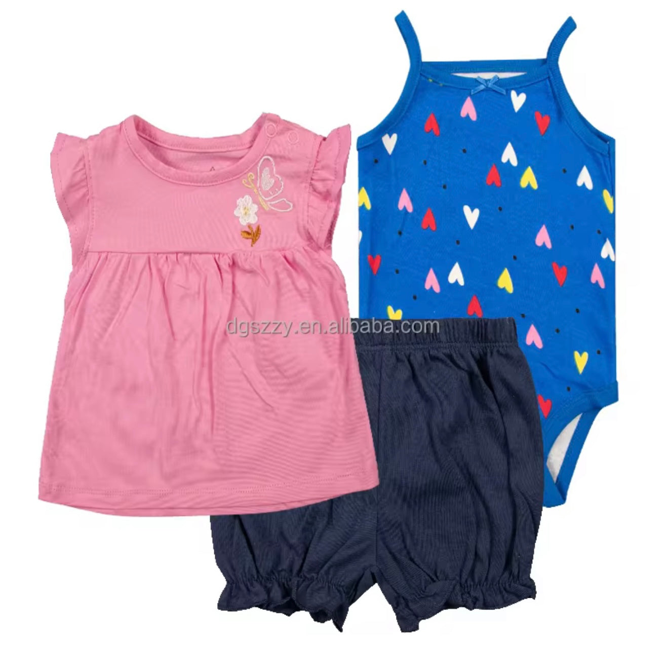 Tedmimak 3pcs Girl Cotton Set