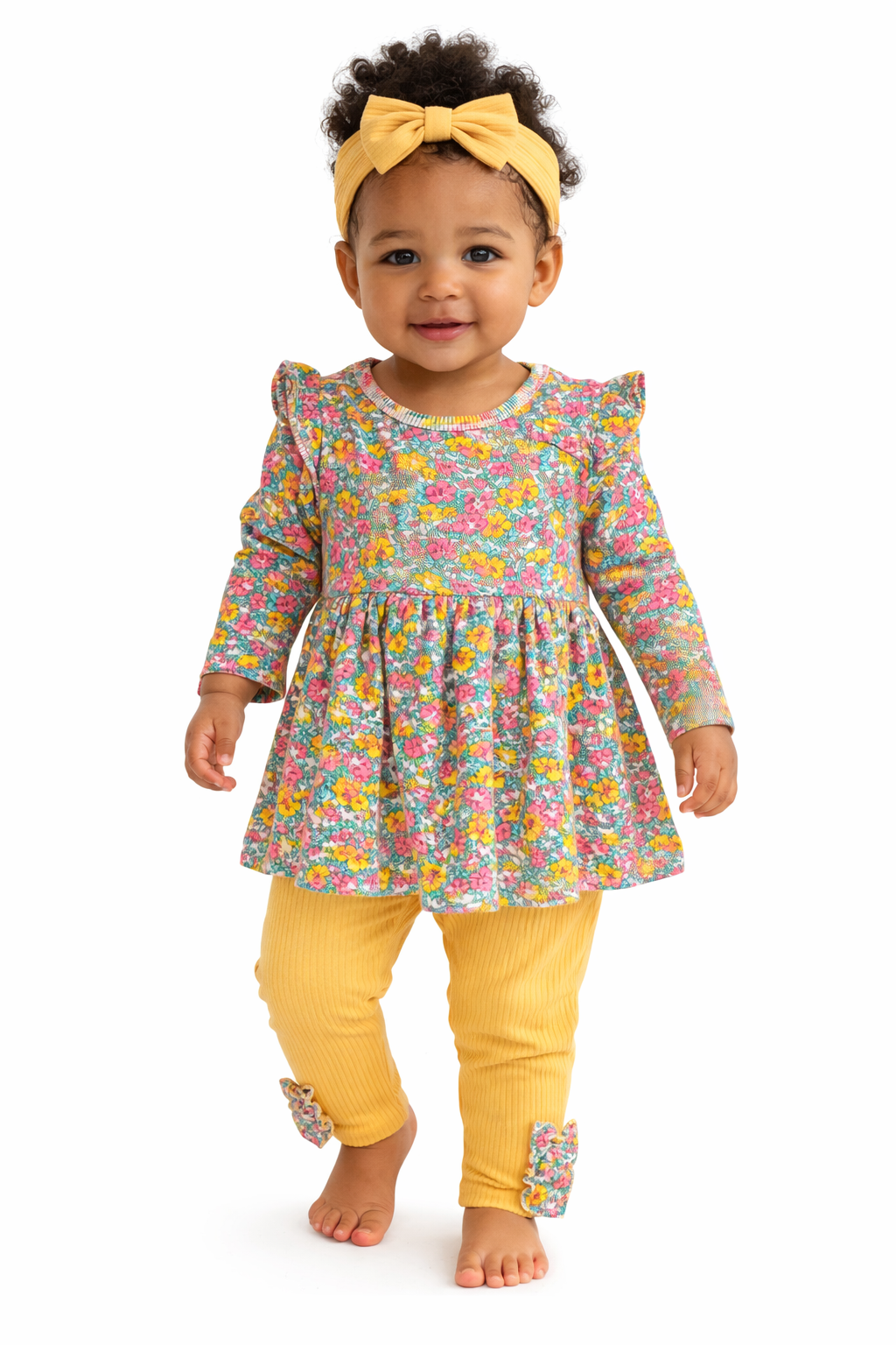 Sunnozy 3 Pcs Girls Top & Down With Headband