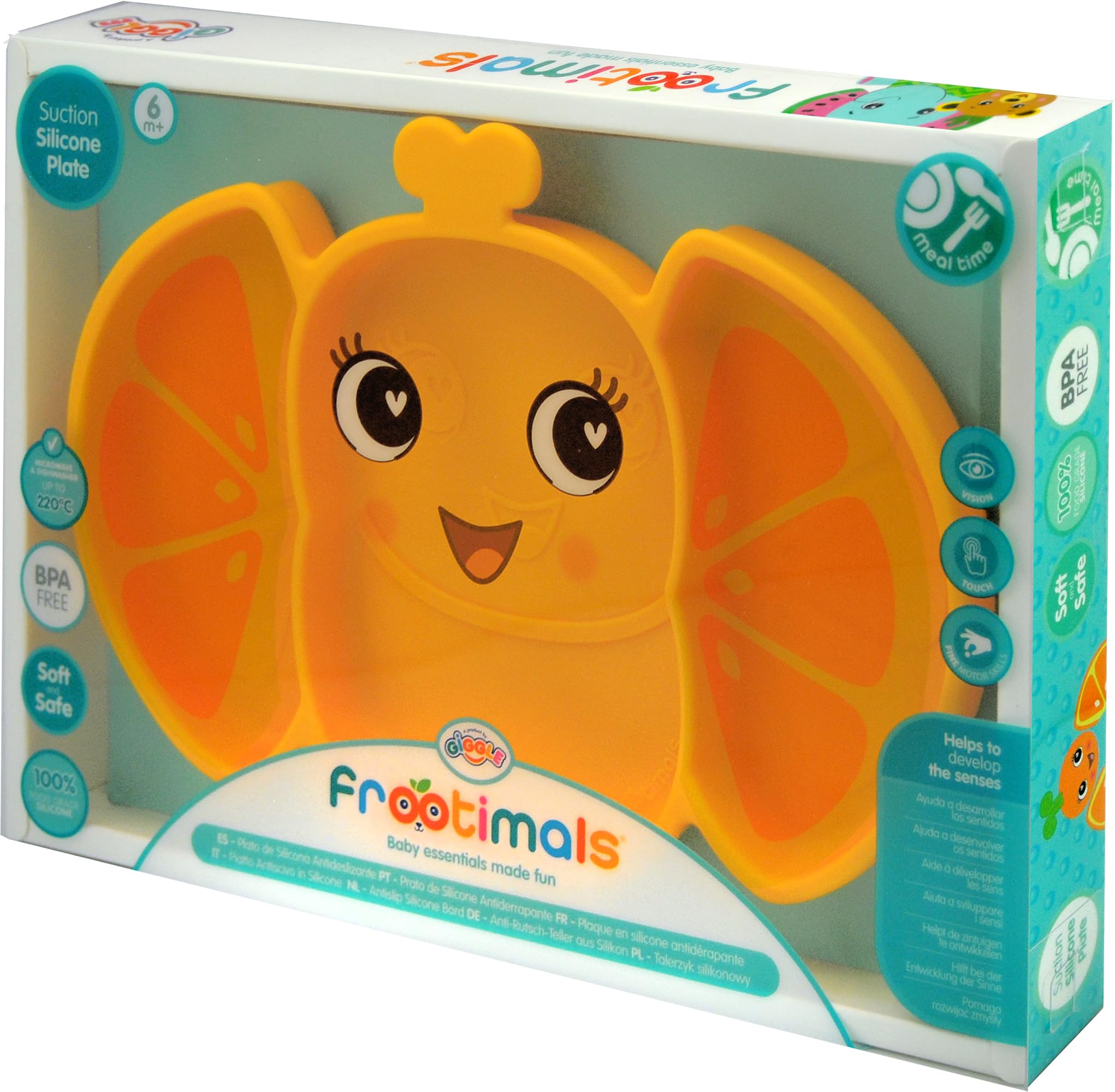 Frootimals Silicone Weaning Plate