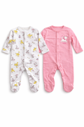 George 2pcs Premie Baby Cotton Sleepsuit