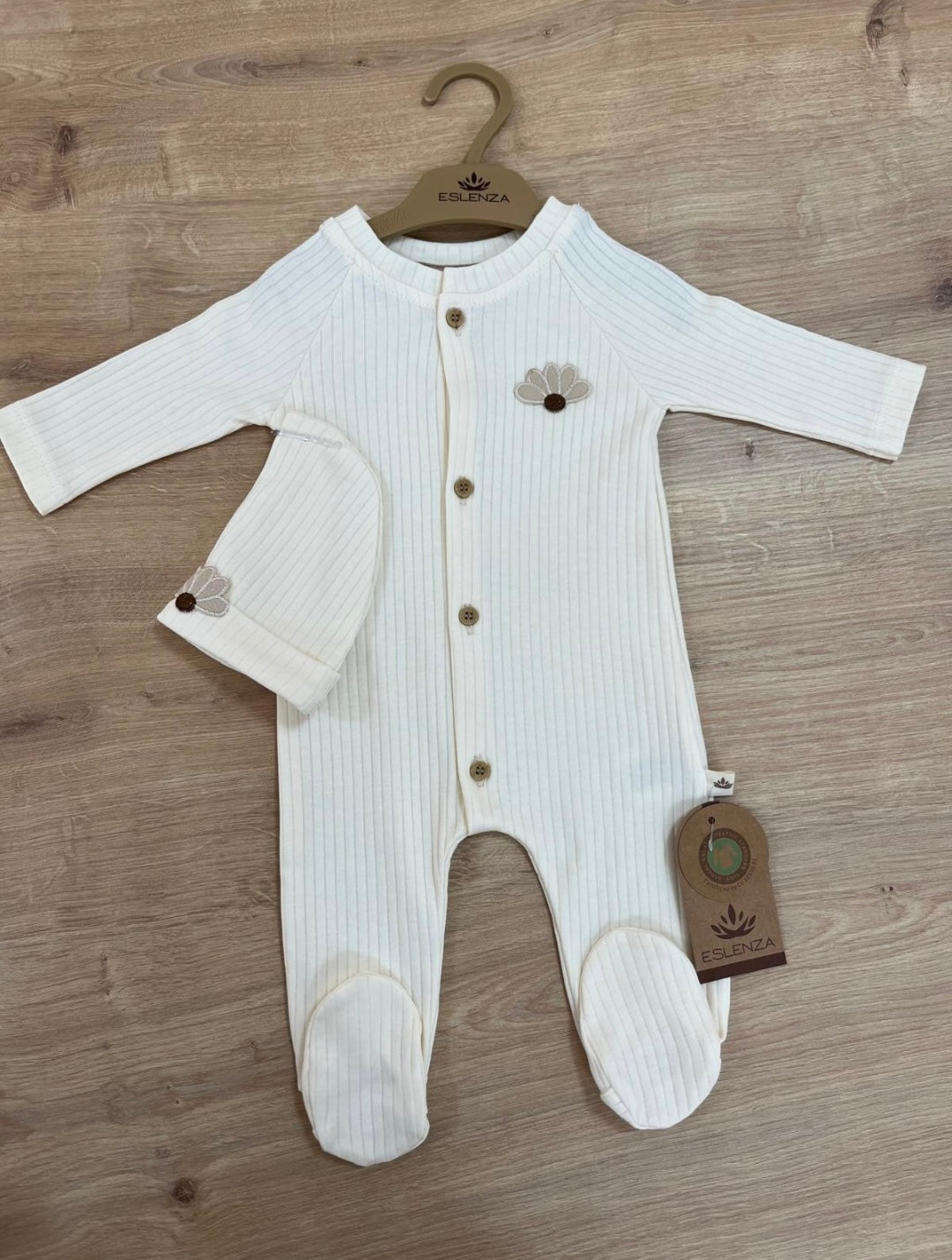 Eslenza 2pcs Organic Cotton Sleepsuit