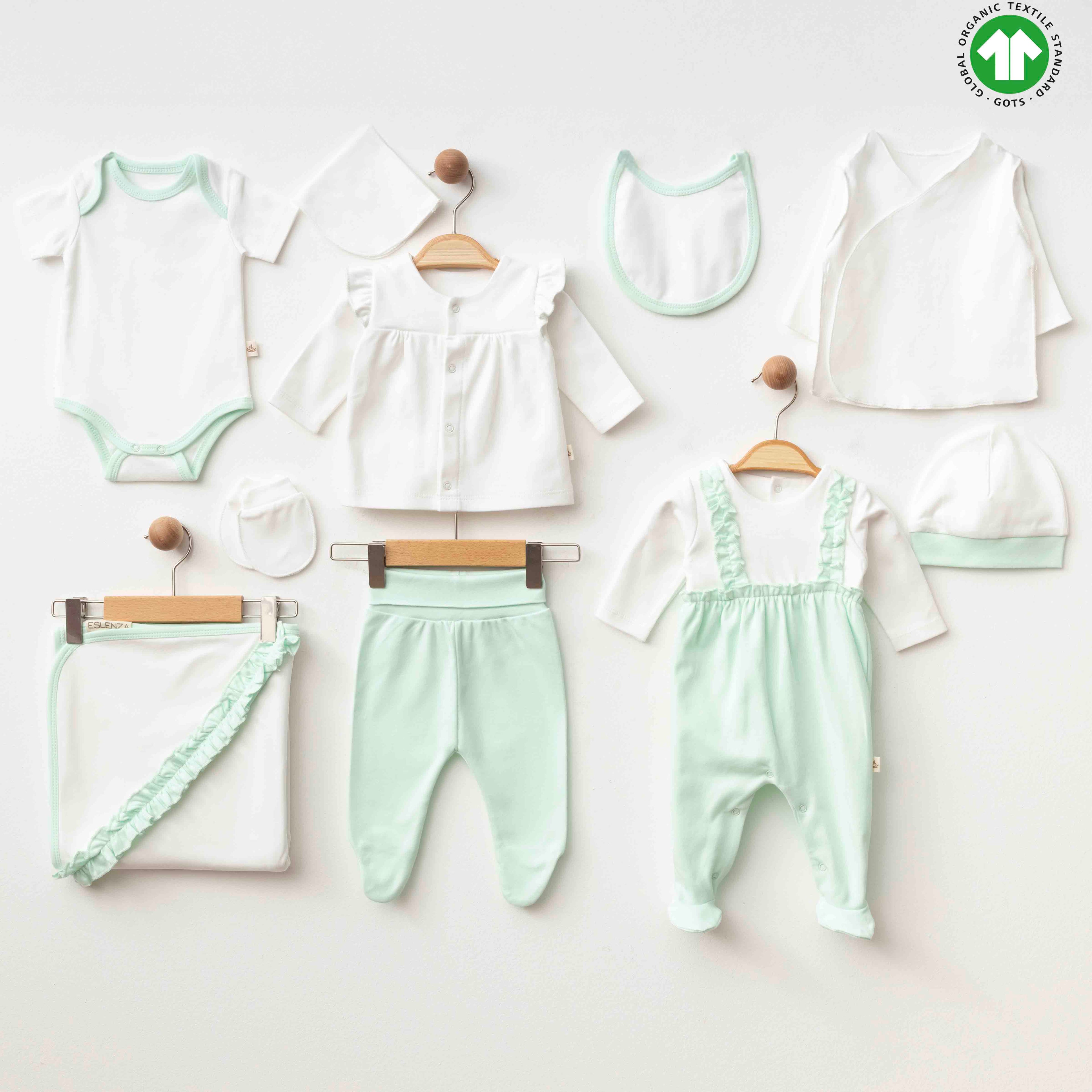 Eslenza 10pcs Organic Cotton Welcome Set Mint