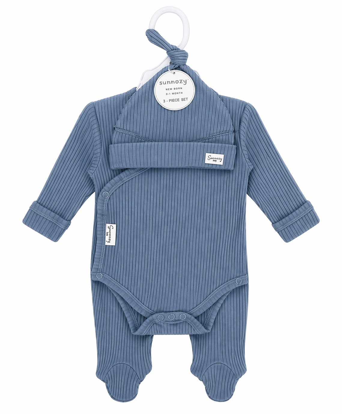 Sunnozy 3pcs Newborn Welcome Plain Set