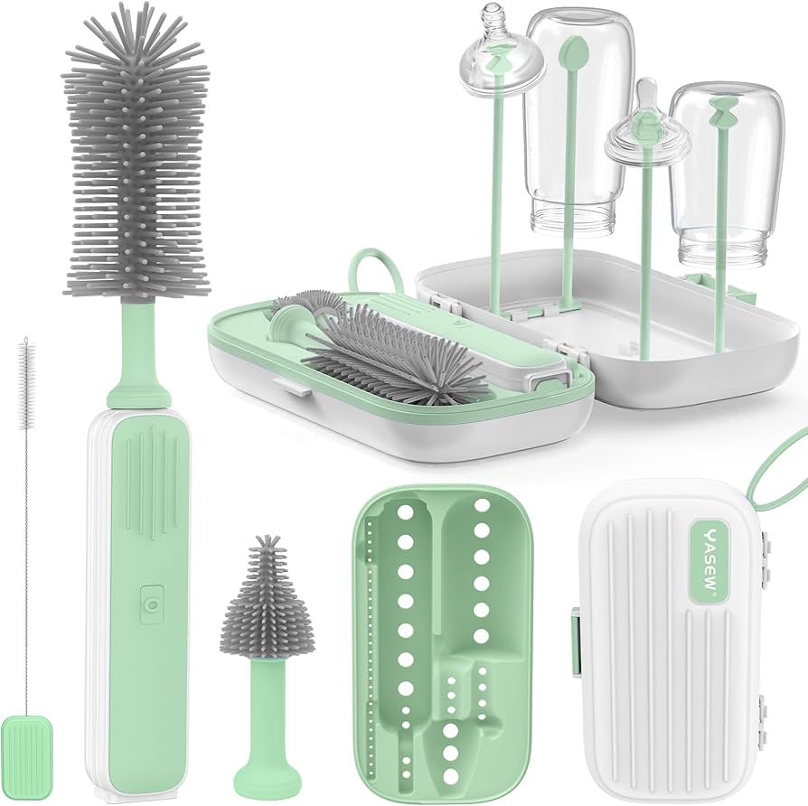 Travel Size Silicone Bottle Brush