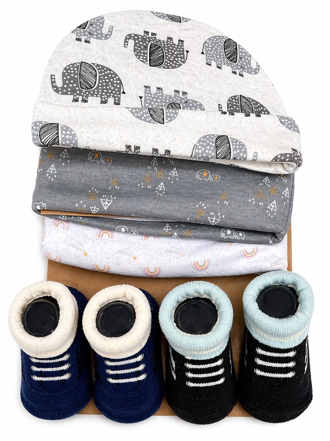 Little Alpaca 5pcs Hat And Sock set