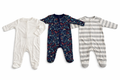 George 3pcs Zipper Sleepsuit