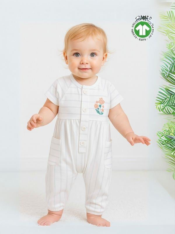 Eslenza Girls Jumpsuit Ekru