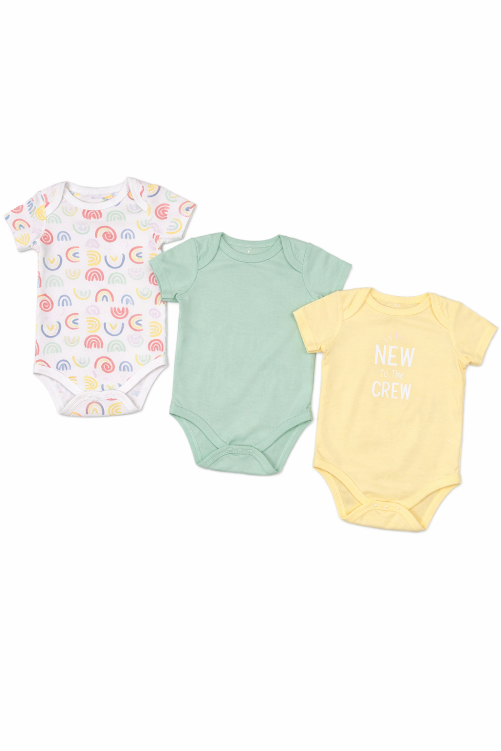 3pcs Cotton Bodysuit