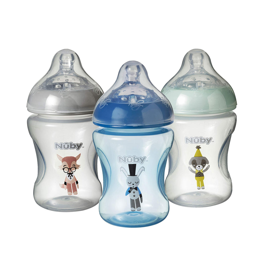 Nuby I Combat Colic 3Pcs Feeding Bottle