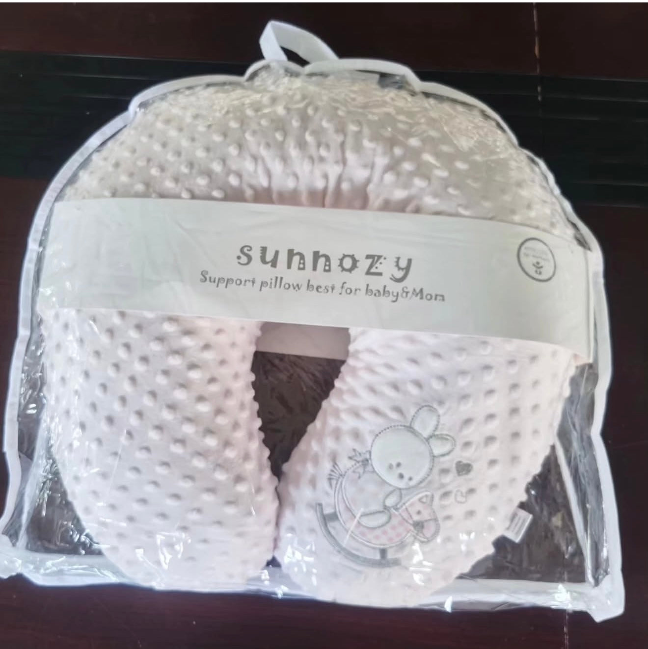 Sunnozy Dotted Breastfeeding Pillow