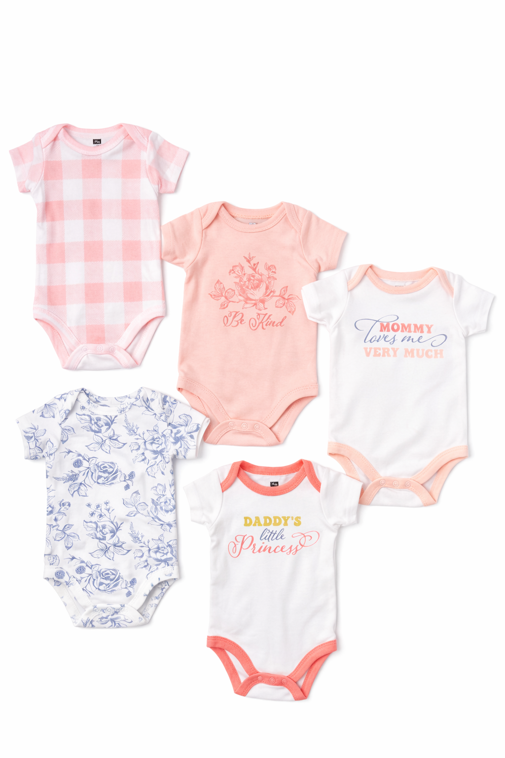 Hudson Baby 5pcs Bodysuit
