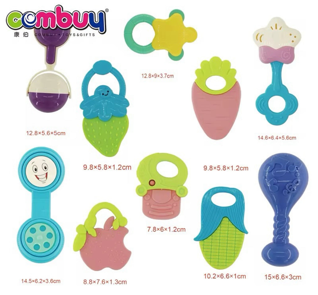 Combuy 10pcs Baby Teether Set