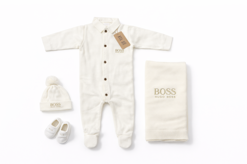 Designer Baby Knitted 4 Pcs Set