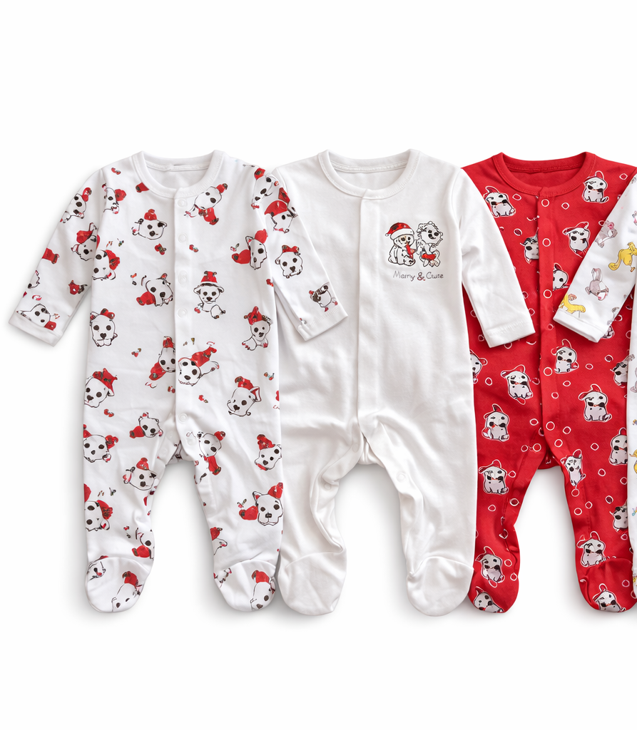 George 3pcs Cotton Mickey Mouse Sleepsui