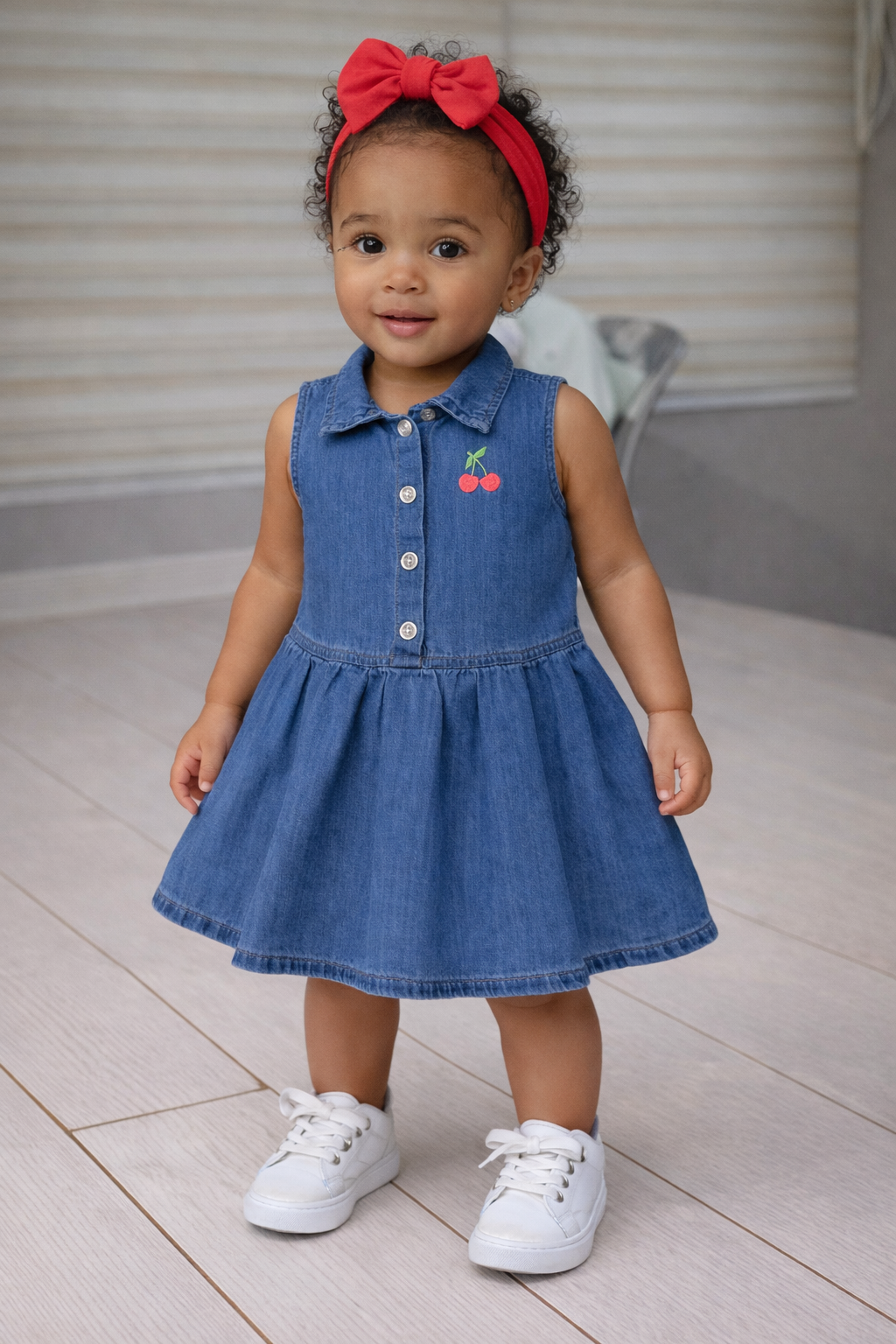 Nara Jeans Flare Cherry Dress