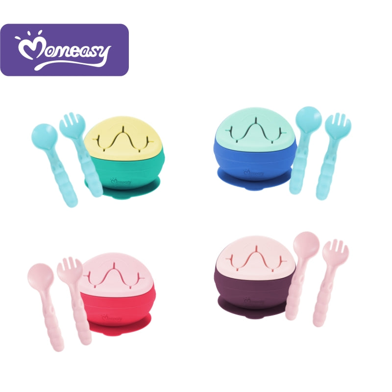 Momeasy 3pcs Silicone Bowl Set
