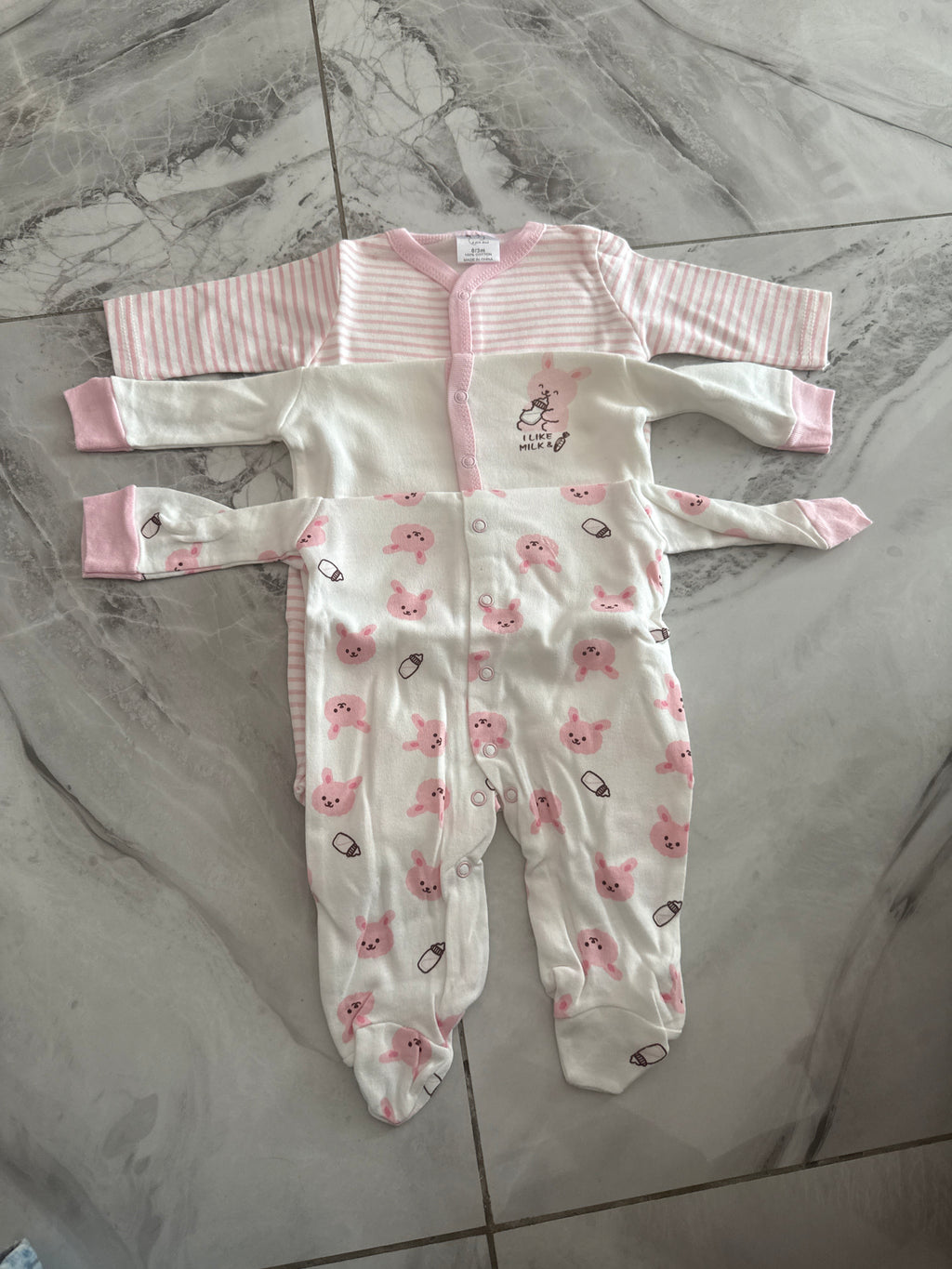 Little Duck 3pcs Footed Sleepsuit