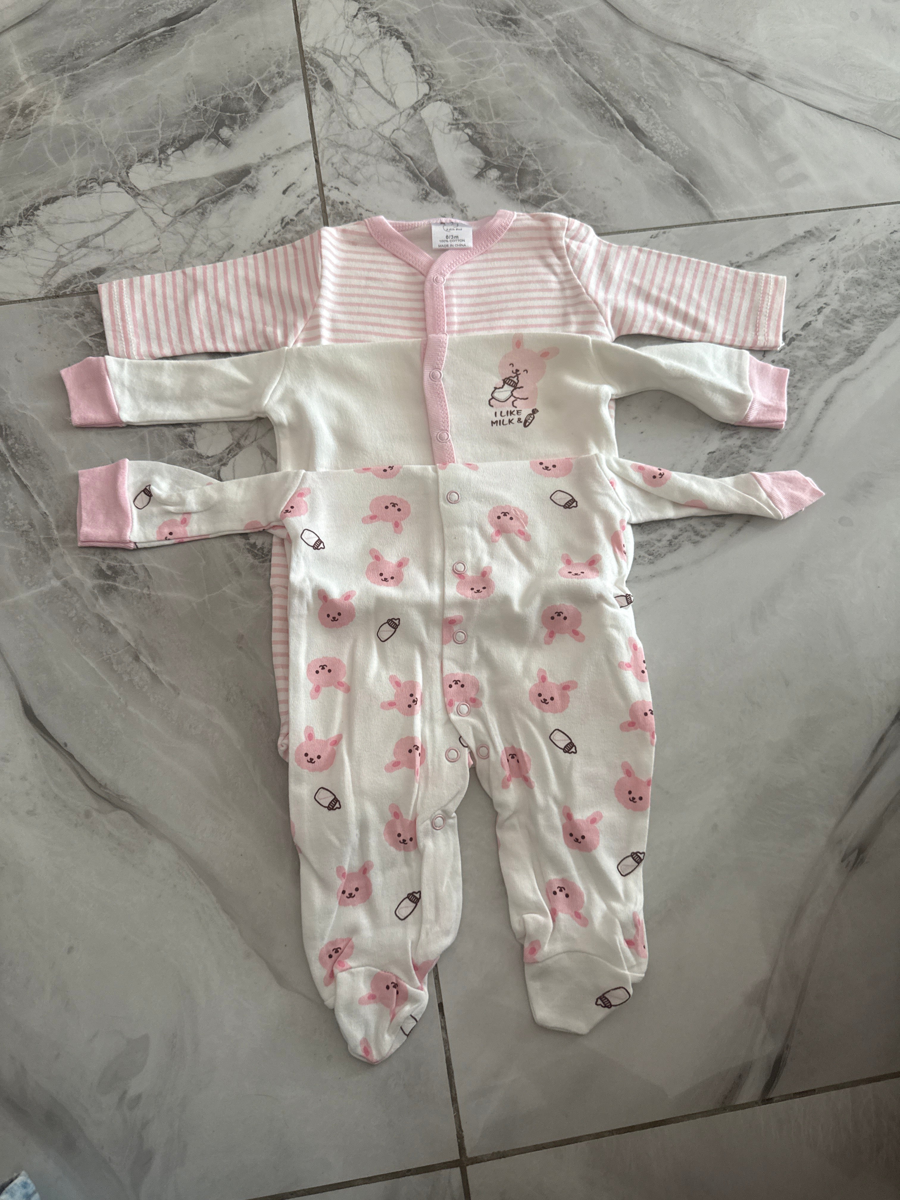 Little Duck 3pcs Footed Sleepsuit