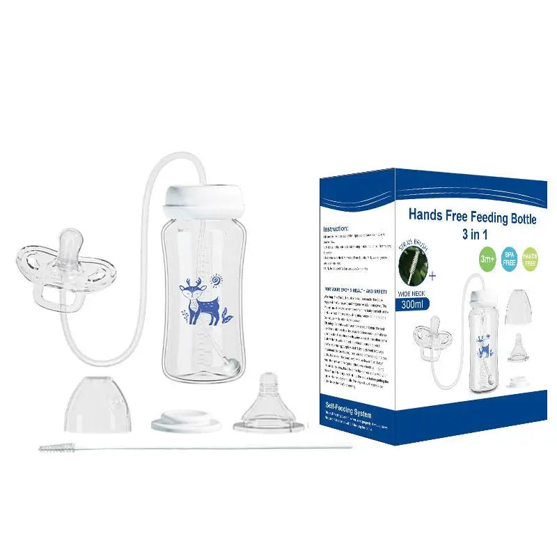 Hands Free Feeding Bottle 3-in-1 3m+
