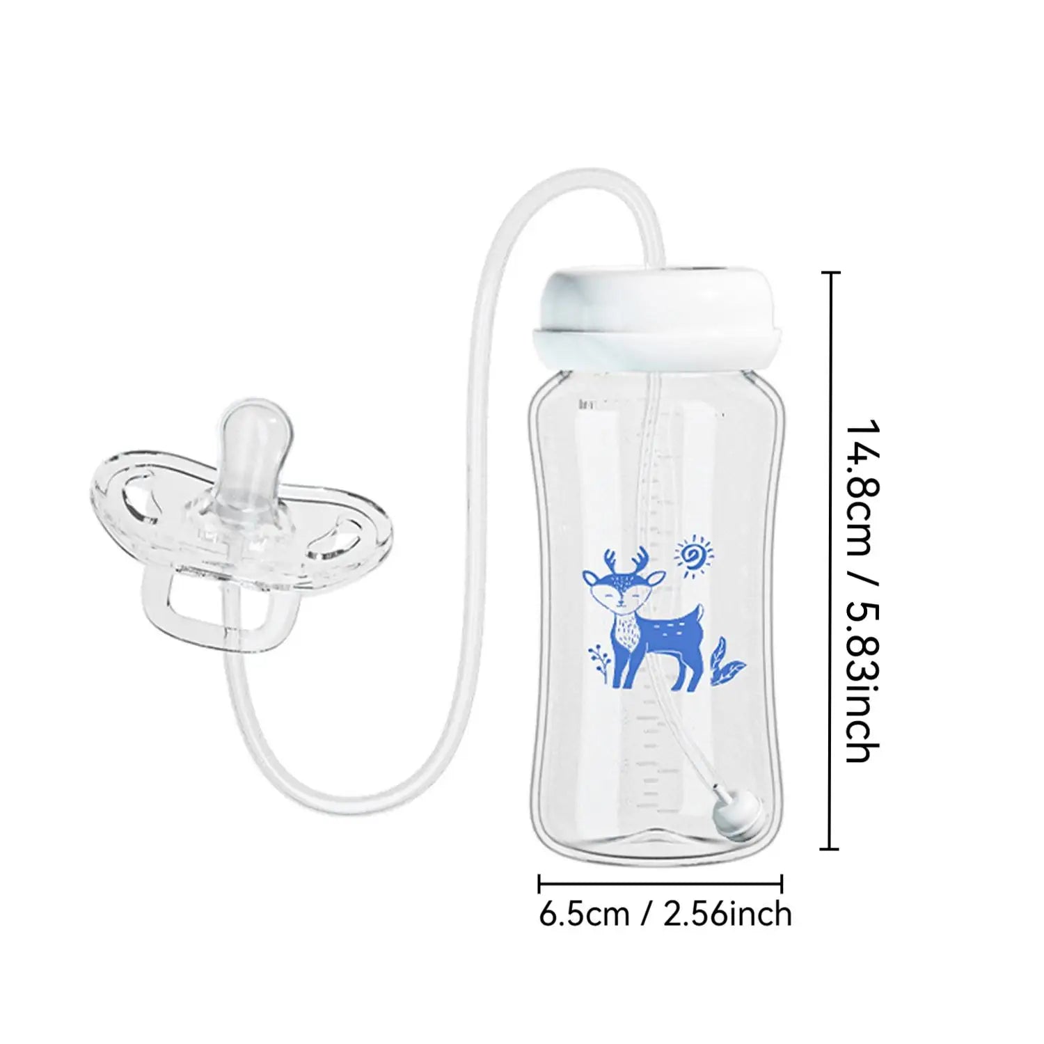 Hands Free Feeding Bottle 3-in-1 3m+