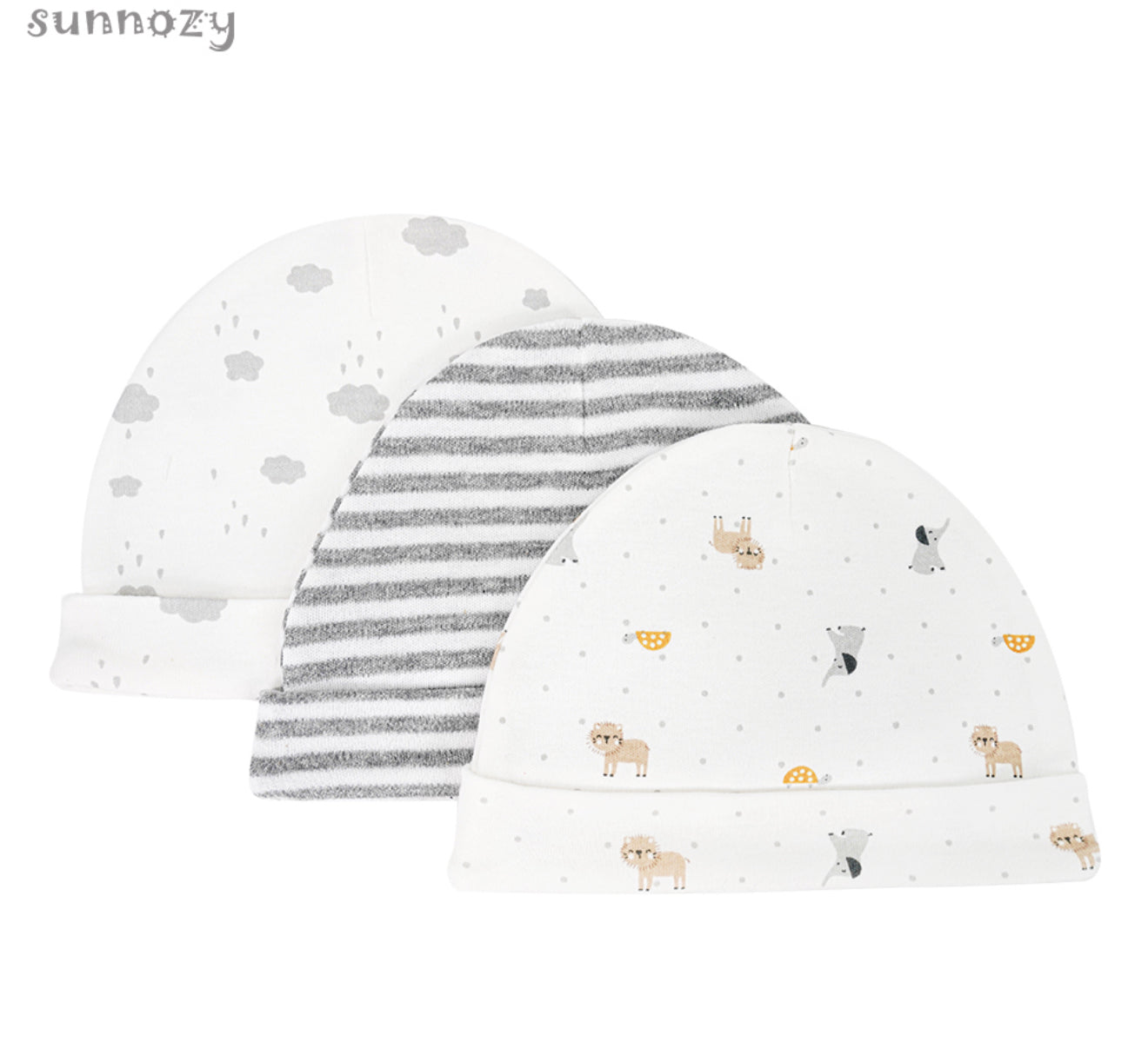 Sunnozy 3pcs Cotton Hat