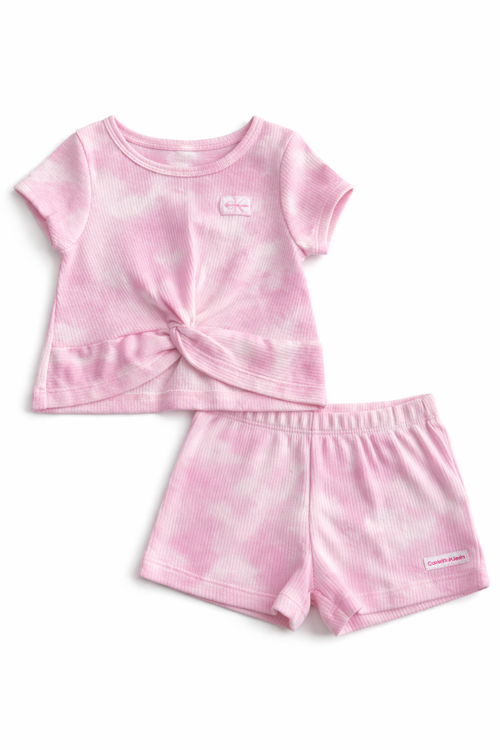 Calvin Klein Pink 2 Pcs Girl Set