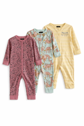 Next 3pcs Open Foot Cotton Sleepsuit