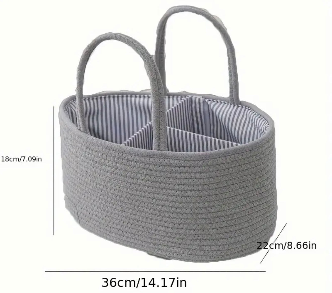 Knitted Diaper Caddy