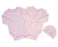 Sunnozy 3pcs Girl Bodysuit Set With Hat