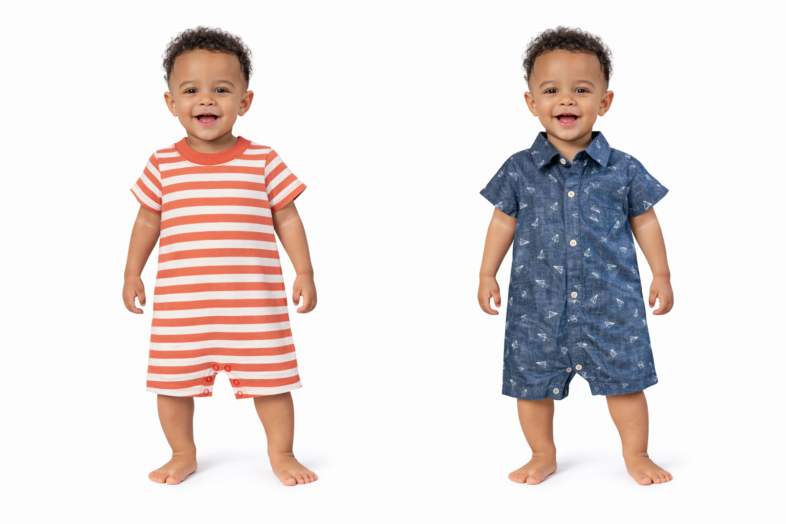 Cute Koala 2 Pcs Boys Romper Cotton Set