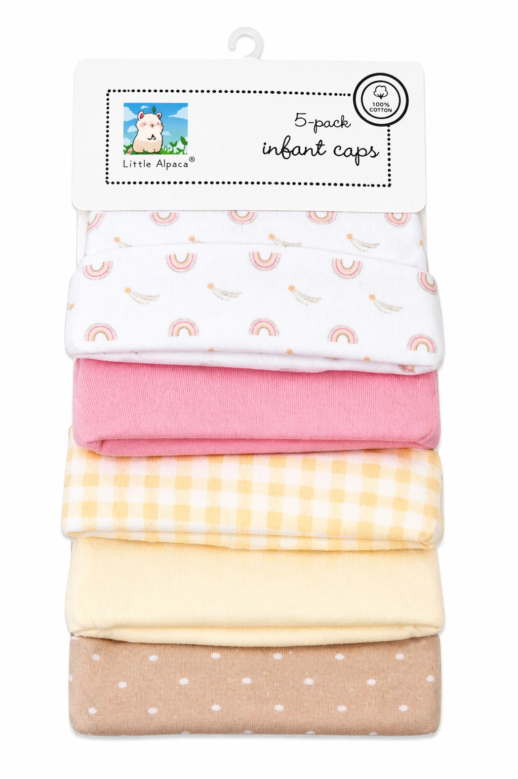 Little Alpaca 5pcs Hat For Tiny Babies