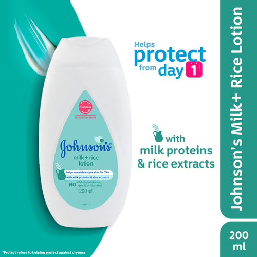 Johnson’s Milk+Rice Baby Lotion