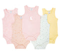 Sunnozy 5pcs Sleeveless Bodysuit