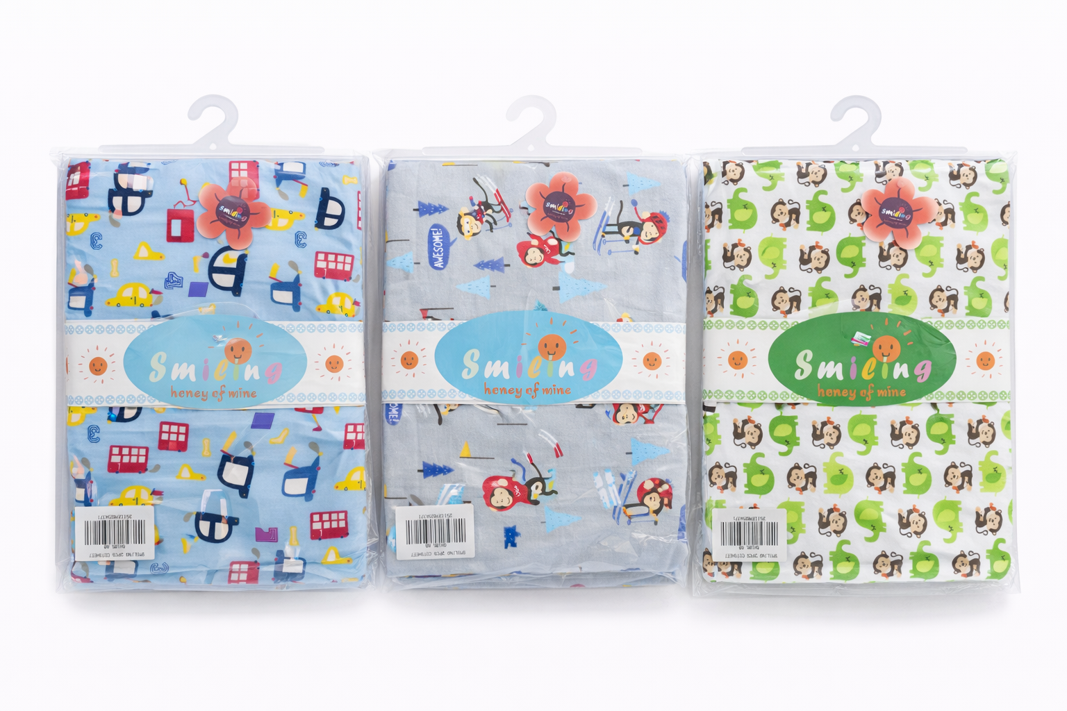Smiling By Mother Care 2pcs Cot Sheet