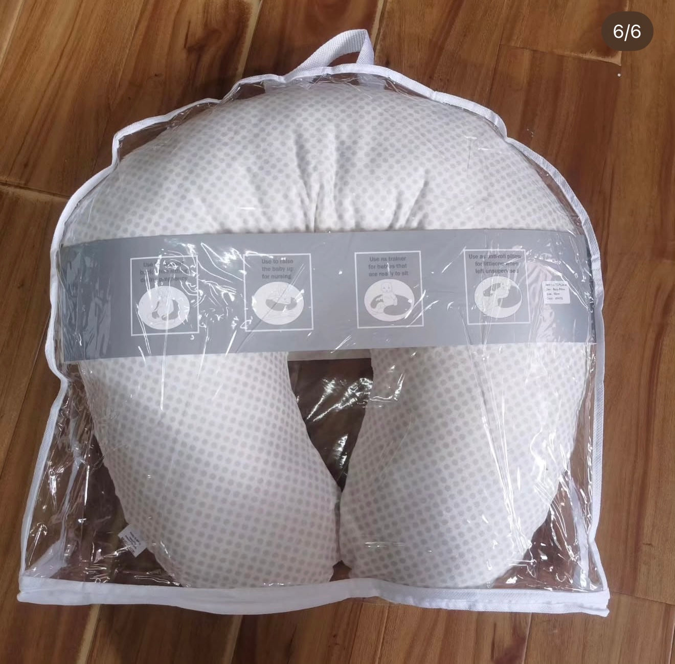 Sunnozy Dotted Breastfeeding Pillow