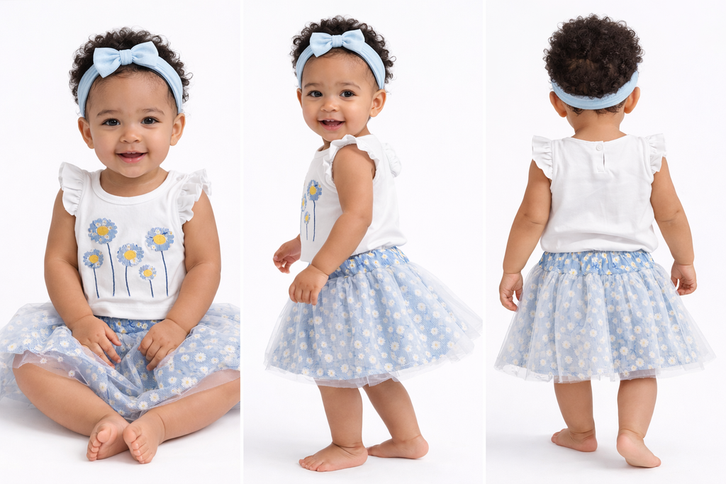 Mini Elmex 2 Pcs Top & Tull Skirt