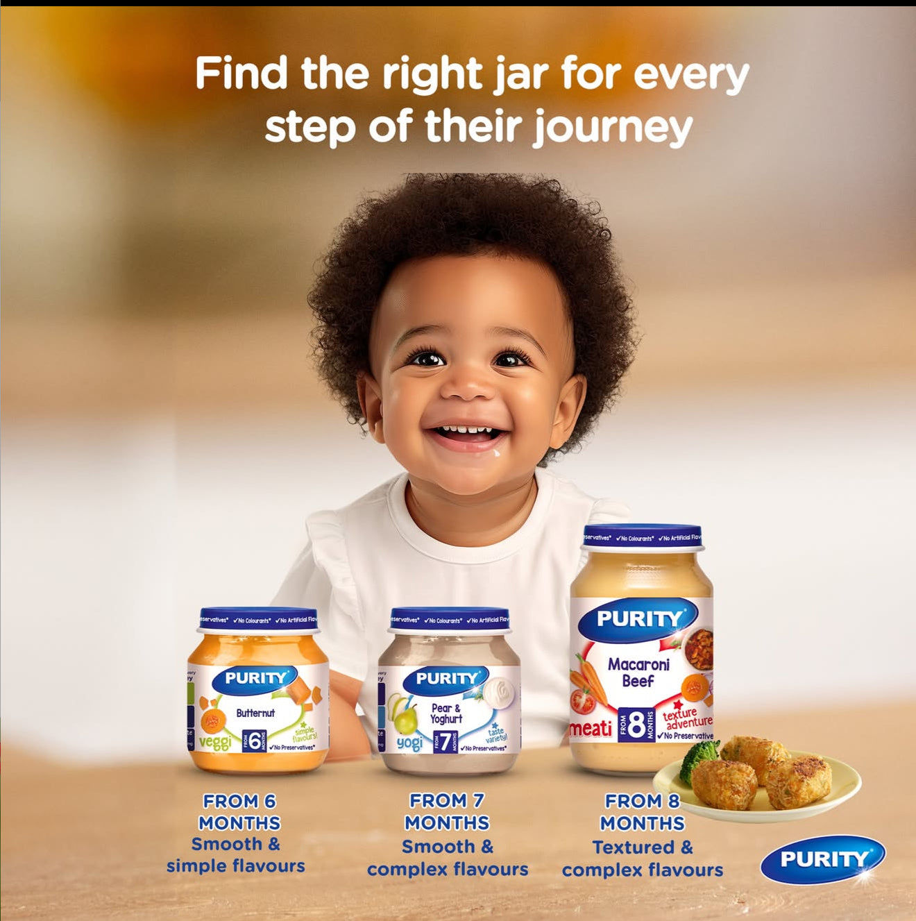 Purity Baby Food 125g
