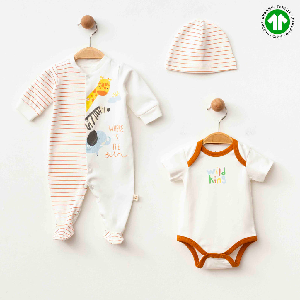 Eslenza 3pcs Newborn Cotton Gender Neutral Set