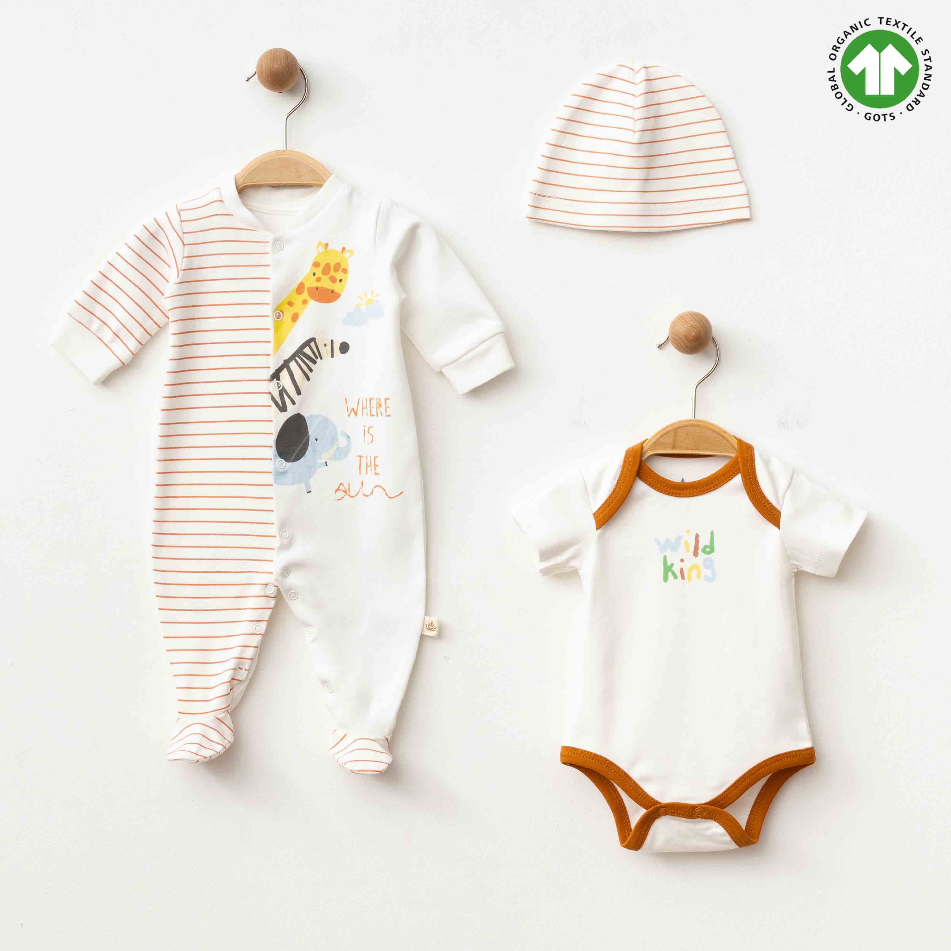 Eslenza 3pcs Newborn Cotton Gender Neutral Set