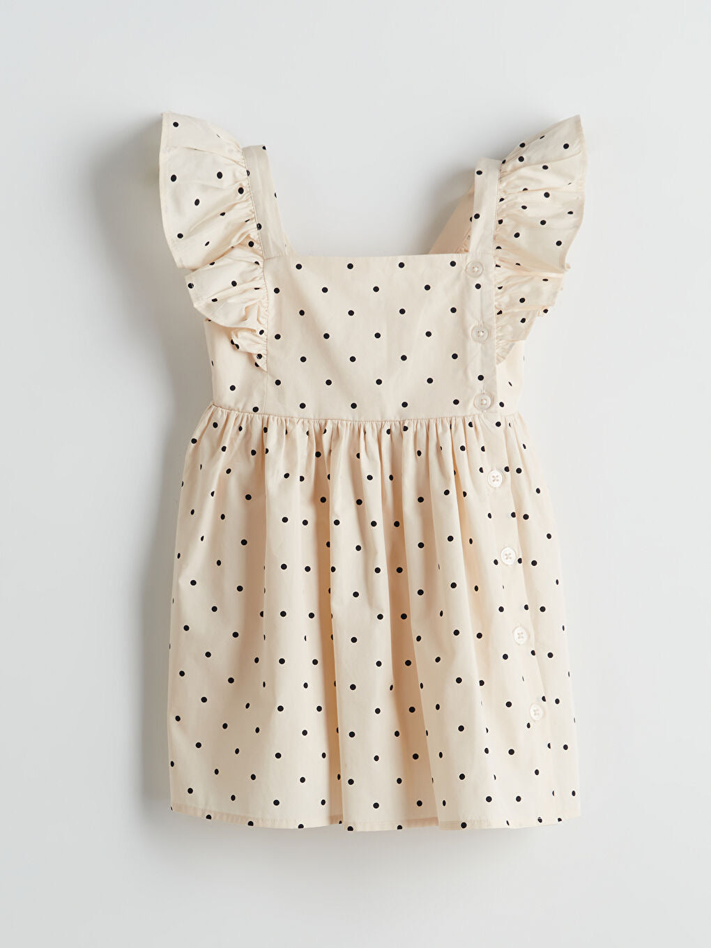 Nara Nude Doted Dress