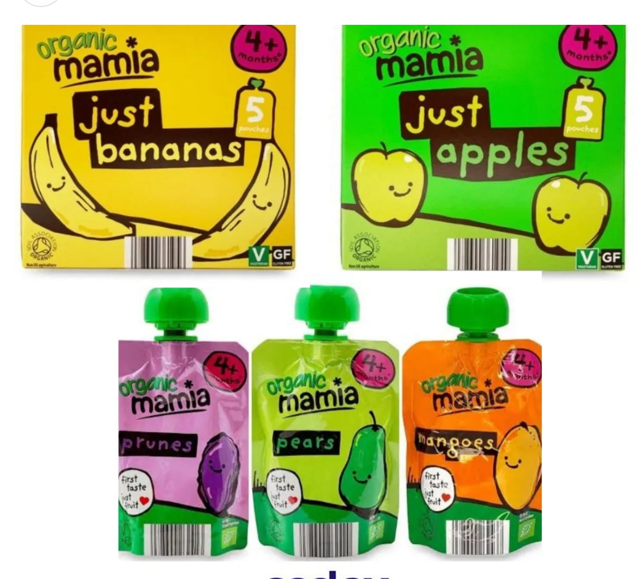Mamia Organic Fruit Purée Pouch