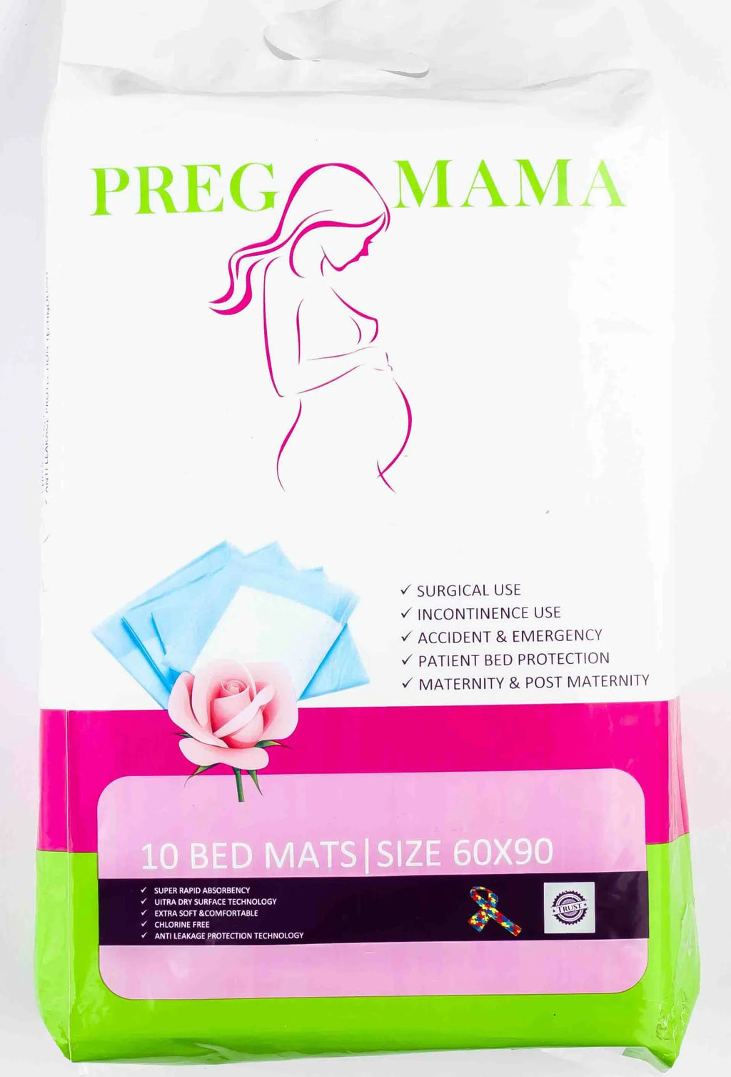 Preg Mama 10pcs Disposable Hospital Mat
