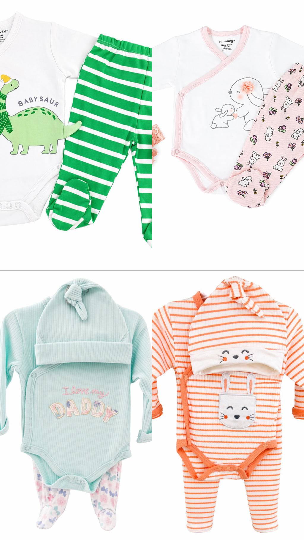 Sunnozy 3pcs Newborn Welcome Set