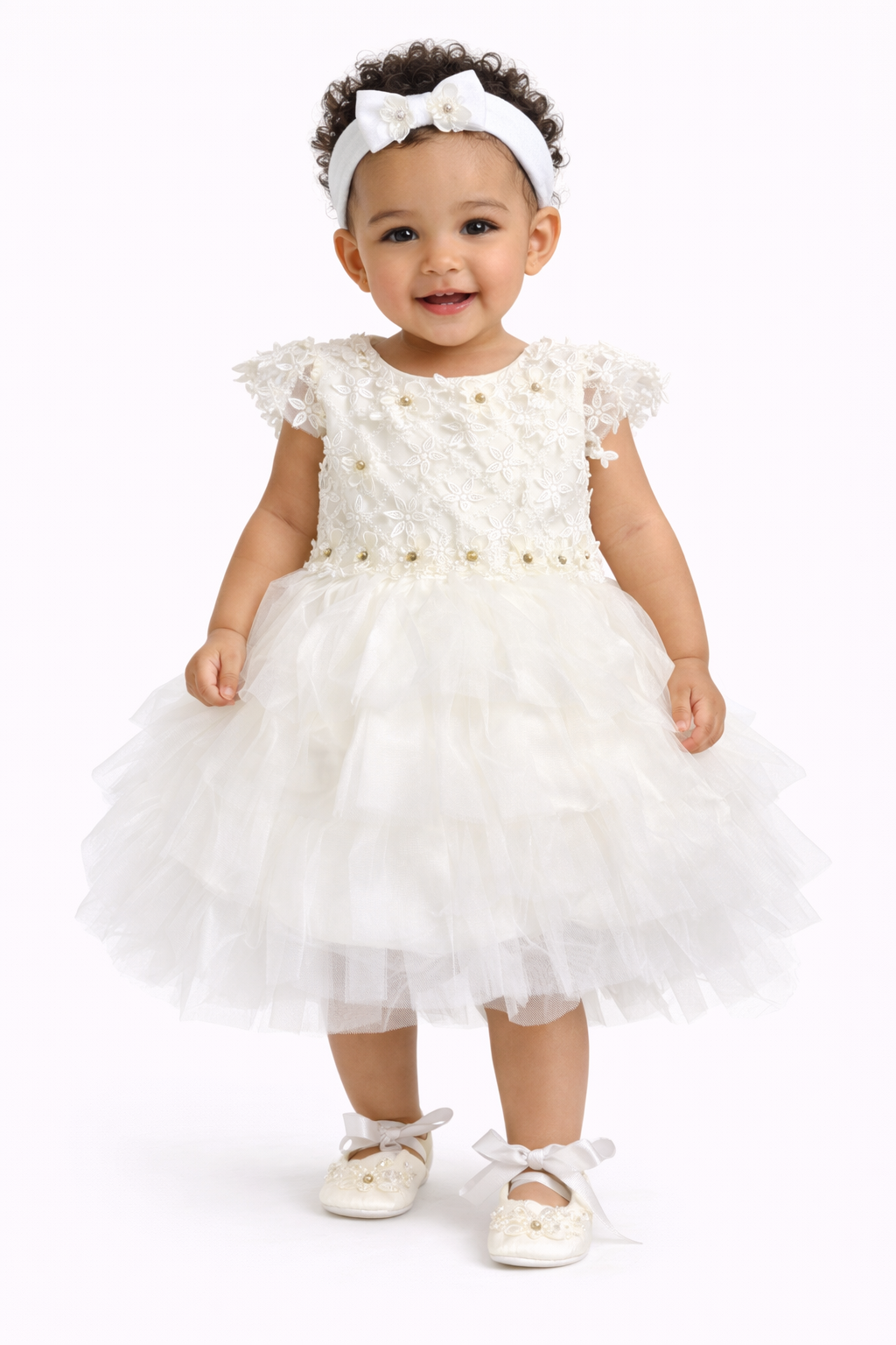 Miss Debbie 3 PCs Girls Christening Set