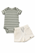 Rabbit Bear 2 Pcs Organic Bodysuit And Top