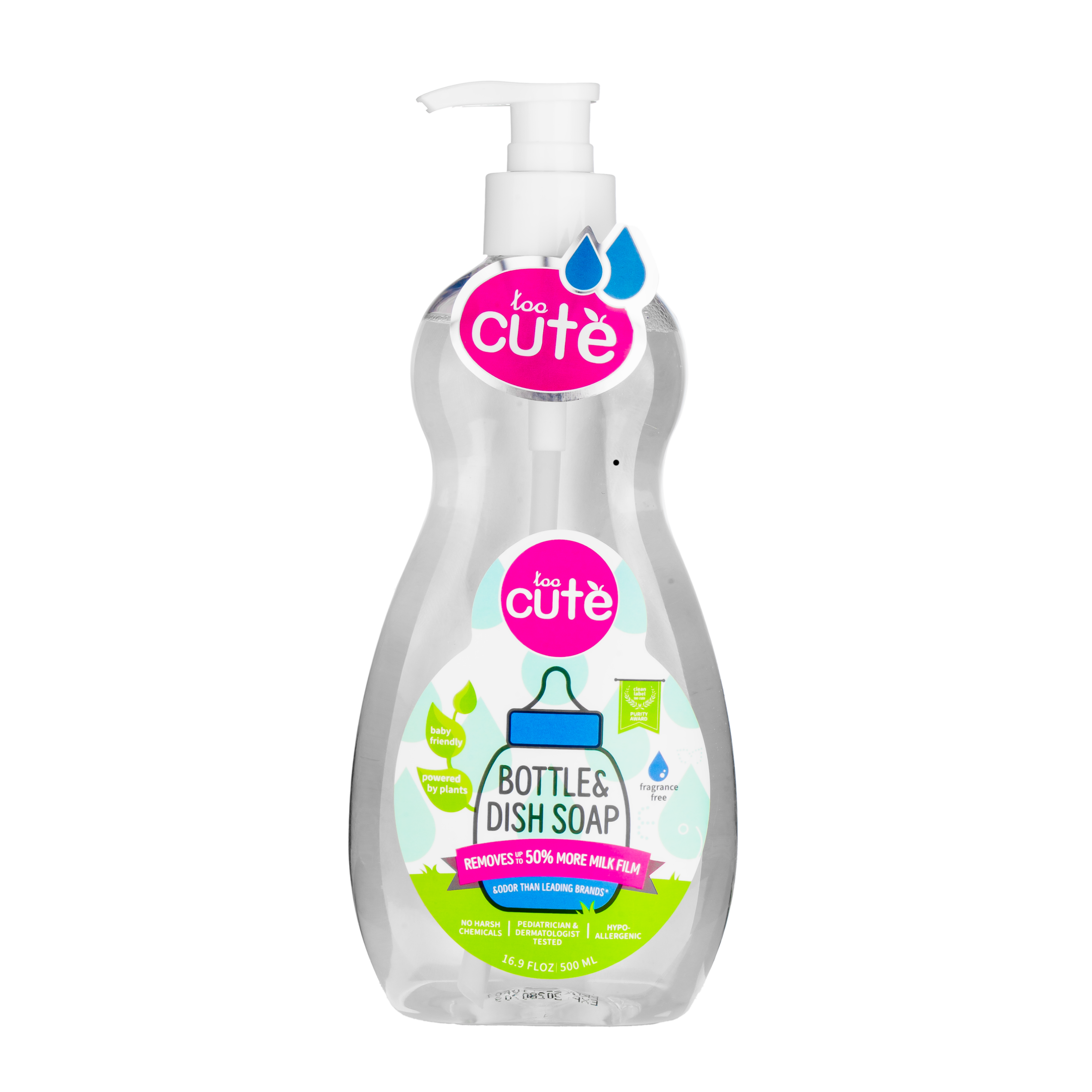 Too Cute Bottle And Dish Soap