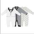 Sunnozy 3pcs Open Foot Cotton Sleepsuit