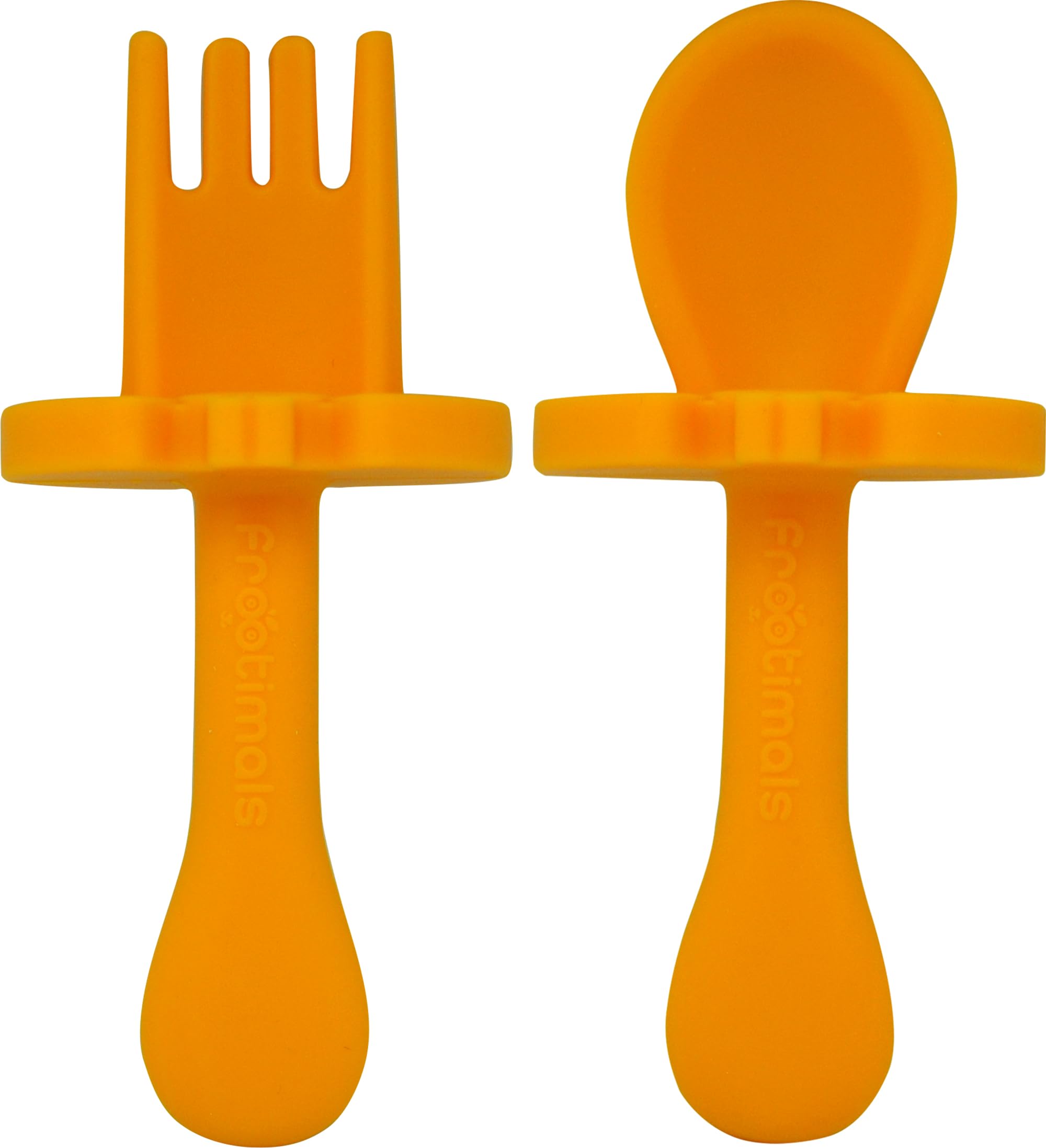 Frootimals 2pcs Silicone Fork & Spoon Set