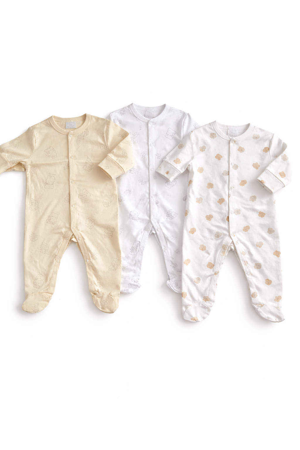 Little Duck 3pcs Footed Sleepsuit